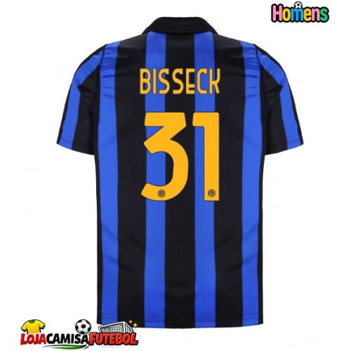 Camisa de Futebol Inter Milan Yann Bisseck #31 Equipamento Principal 2026-27 Manga Curta